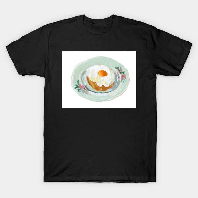 Fried egg brioche T-Shirt by argiropulo